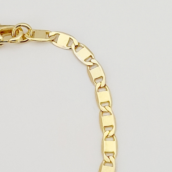 18k GF baby boy logo bracelet. New - Picture 3 of 8